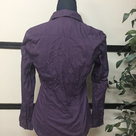 Express And Calvin Klein Basic Shirt Purple Pink Two a Lot - Picture 3 of 10